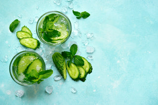 Cucumber, Mint, Apple Cider Vinegar Cooler