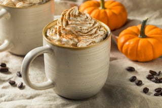 Ginger Spice Latte topped with whipped cream